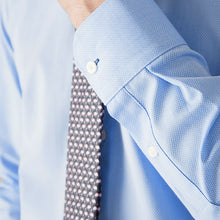 Load image into Gallery viewer, White/Blue Regular Fit Shirt And Tie Set 2 Pack