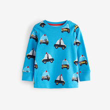 Load image into Gallery viewer, Red / Blue Emergency Vehicules Snuggle Pyjamas 3 Pack (12mths-6yrs)