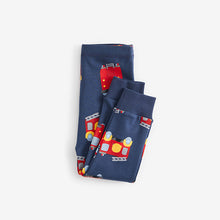 Load image into Gallery viewer, Red / Blue Emergency Vehicules Snuggle Pyjamas 3 Pack (12mths-6yrs)