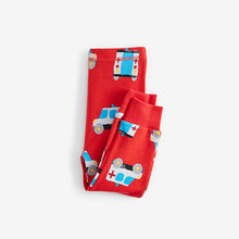 Load image into Gallery viewer, Red / Blue Emergency Vehicules Snuggle Pyjamas 3 Pack (12mths-6yrs)