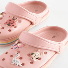 Load image into Gallery viewer, Pink Rust Character Clogs