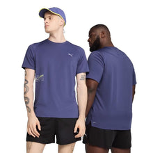 Load image into Gallery viewer, PUMA RUN Mesh Graphic Tee Men
