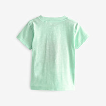 Load image into Gallery viewer, Mint Green Fire Engine Short Sleeve Interactive Character T-Shirt