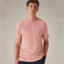 Load image into Gallery viewer, Coral Pink Textured T-Shirt
