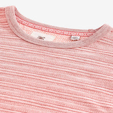 Load image into Gallery viewer, Coral Pink Textured T-Shirt