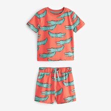 Load image into Gallery viewer, Bright Animal Short Sleeve 3 Pack Pyjama Set