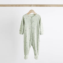 Load image into Gallery viewer, Multi Baby Cotton Sleepsuits 3 Pack (0-1.5-2yrs)