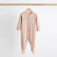 Load image into Gallery viewer, Multi Baby Cotton Sleepsuits 3 Pack (0-1.5-2yrs)