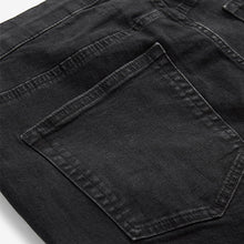 Load image into Gallery viewer, Authentic Black Slim Fit Stretch Jeans