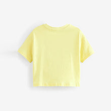 Load image into Gallery viewer, Yellow Heart Short Sleeve Sequin T-Shirt (3-12yrs)