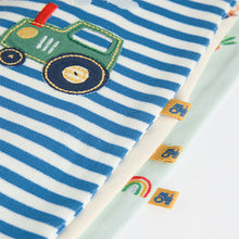 Load image into Gallery viewer, Bright Transport 100% Cotton Baby Sleepsuits 3 Pack