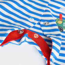 Load image into Gallery viewer, Bright Transport 100% Cotton Baby Sleepsuits 3 Pack