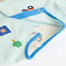 Load image into Gallery viewer, Bright Transport 100% Cotton Baby Sleepsuits 3 Pack