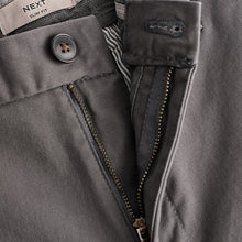 Load image into Gallery viewer, Dark Khaki Green Slim Fit Zip Detail Stretch Cargo Trousers