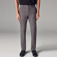 Load image into Gallery viewer, Dark Khaki Green Slim Fit Zip Detail Stretch Cargo Trousers