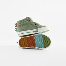 Load image into Gallery viewer, Green Croc Warm Lined Touch Fastening Boots (Younger Boys)