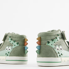 Load image into Gallery viewer, Green Croc Warm Lined Touch Fastening Boots (Younger Boys)