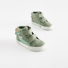 Load image into Gallery viewer, Green Croc Warm Lined Touch Fastening Boots (Younger Boys)