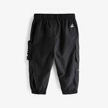 Load image into Gallery viewer, Black Multi Pocket Cargo Trousers (3mths-6yrs)