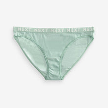 Load image into Gallery viewer, Pastel Colours High Leg Cotton Rich Logo Knickers 4 Pack