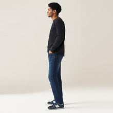 Load image into Gallery viewer, Authentic Mid Blue Skinny Fit Stretch Jeans