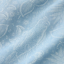 Load image into Gallery viewer, Blue Floral Print Denim TENCEL™ Mini Tea Dress