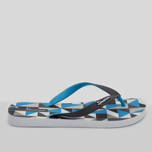 Load image into Gallery viewer, Paratri White/Blue Men Sandals