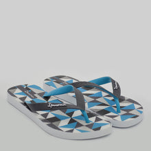 Load image into Gallery viewer, Paratri White/Blue Men Sandals