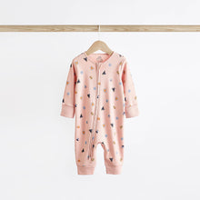 Load image into Gallery viewer, Multi Character Baby Footless Zip 100% Cotton Sleepsuits 3 Pack (0mths-18mt)