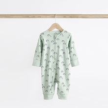 Load image into Gallery viewer, Multi Character Baby Footless Zip 100% Cotton Sleepsuits 3 Pack (0mths-18mt)