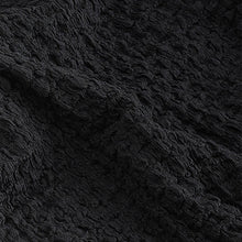 Load image into Gallery viewer, Black Long Sleeve Textured Tunic