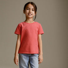 Load image into Gallery viewer, Red 100% Cotton T-Shirt (5-12yrs)