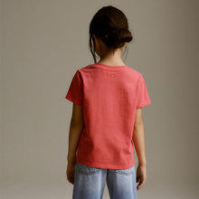 Load image into Gallery viewer, Red 100% Cotton T-Shirt (5-12yrs)