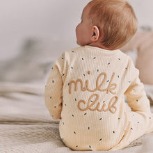 Load image into Gallery viewer, Neutral Milk Club Baby Two Way Zip 100% Cotton Sleepsuits 3 Pack (0mths-2yrs)