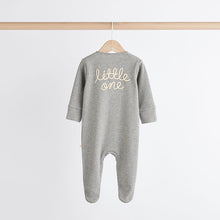 Load image into Gallery viewer, Neutral Milk Club Baby Two Way Zip 100% Cotton Sleepsuits 3 Pack (0mths-2yrs)