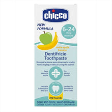 Load image into Gallery viewer, Chicco Apple Banana Toothpaste 6m-24m