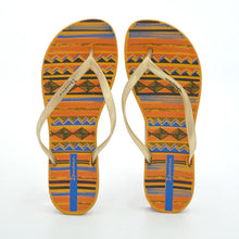 Load image into Gallery viewer, Wave Mix Yellow/God Women Sandals