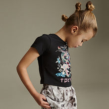 Load image into Gallery viewer, Black Sequin T-Shirt