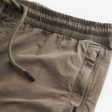 Load image into Gallery viewer, Mushroom Brown Regular Tapered Fit Stretch Utility Cargo Trousers