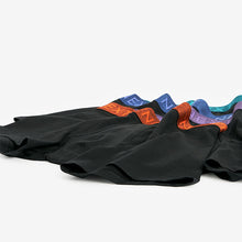Load image into Gallery viewer, Black Rich Marl Waistband 4 pack A-Front Cotton Rich Boxers