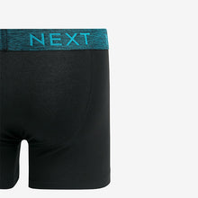 Load image into Gallery viewer, Black Rich Marl Waistband 4 pack A-Front Cotton Rich Boxers