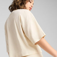 Load image into Gallery viewer, WARDROBE Essentials Oversized Short Tee Women