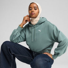 Load image into Gallery viewer, WARDROBE Essentials Relaxed Cropped Hoodie Women