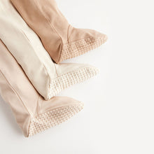 Load image into Gallery viewer, Oatmeal Baby 100% Cotton Sleepsuits 3 Pack