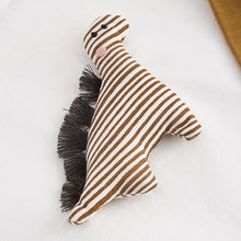 Load image into Gallery viewer, Ochre/Cream Dinosaur Long Sleeve Character T-Shirt (3mths-6yrs)