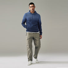 Load image into Gallery viewer, Blue  Dip Dye Hoodie