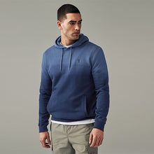 Load image into Gallery viewer, Blue  Dip Dye Hoodie
