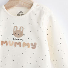 Load image into Gallery viewer, Neutral I Love My Mummy Baby 100% Cotton Family Bodysuit
