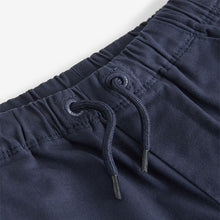 Load image into Gallery viewer, Navy Blue 100% Cotton Pull On Shorts