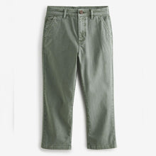 Load image into Gallery viewer, Green Loose Fit Chino Trousers